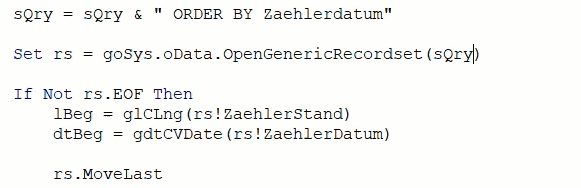 Animation: vorher-nachher-Vergleich der Codezeile mit dem ergänzten Parameter