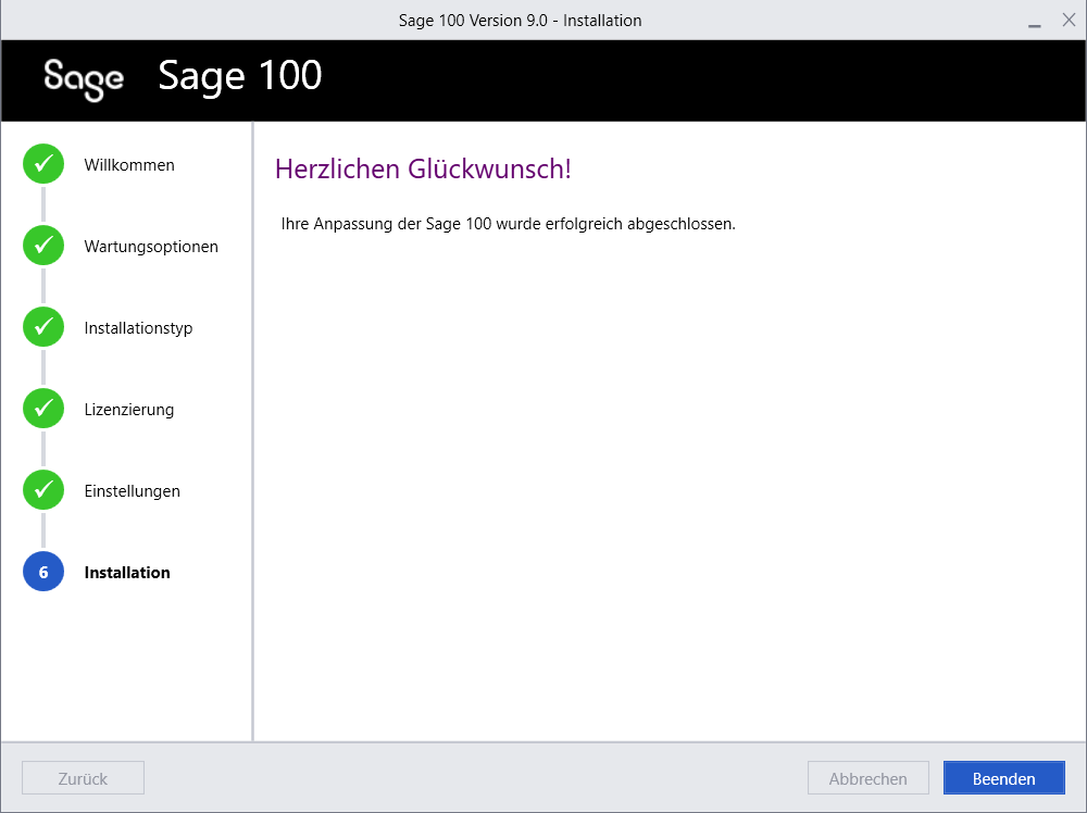 Bestätigungsdialog der Reparaturinstallation